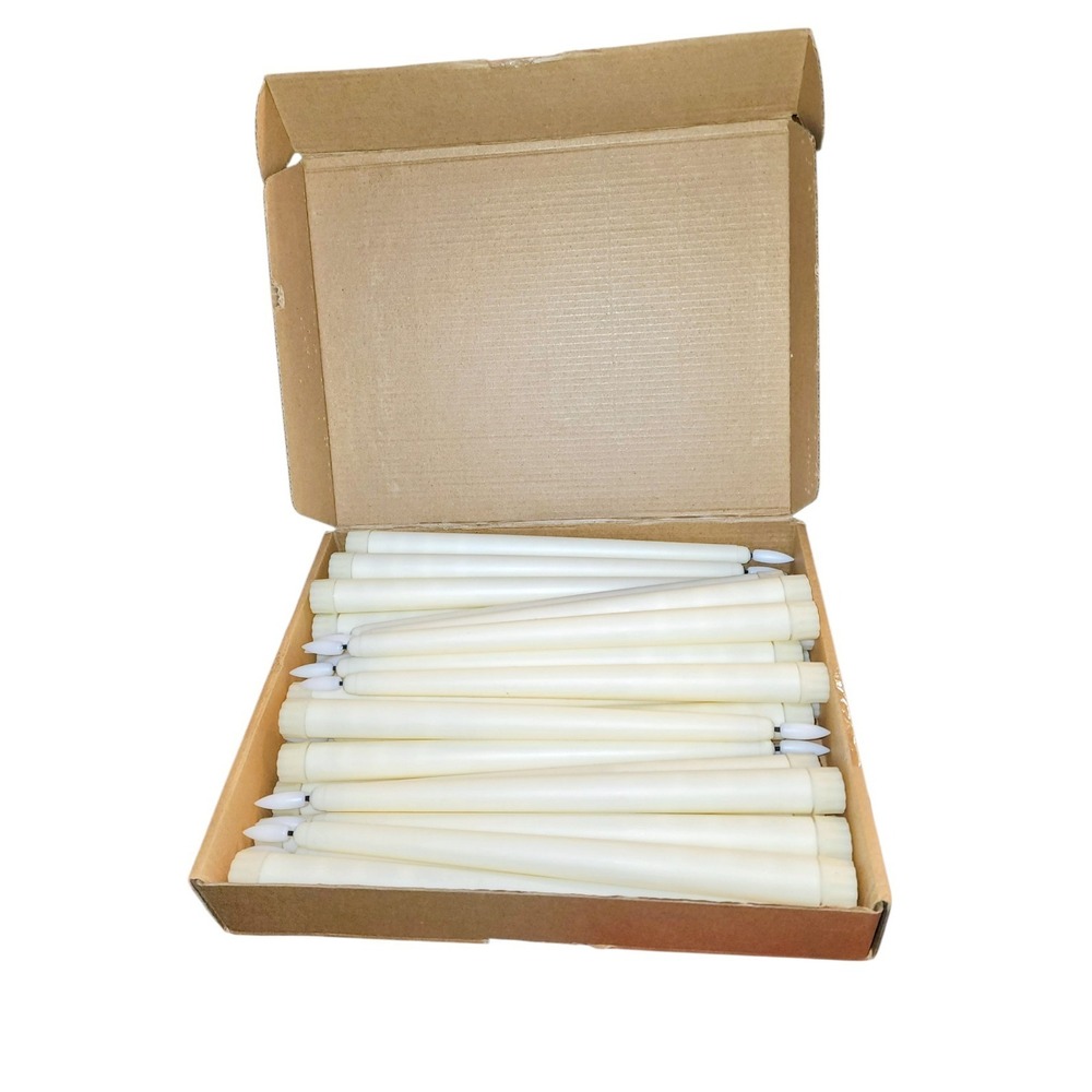 Pack of Cream Taper Candles - Home Accents - Picture 1 of 8